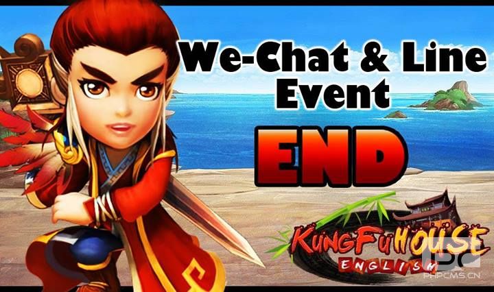 We-Chat & Line Event was ended.