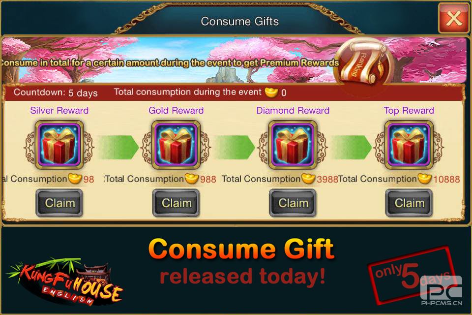 Consume Gifts Event!!