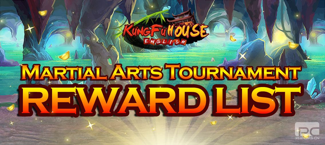Martial Art Tournament Reward List