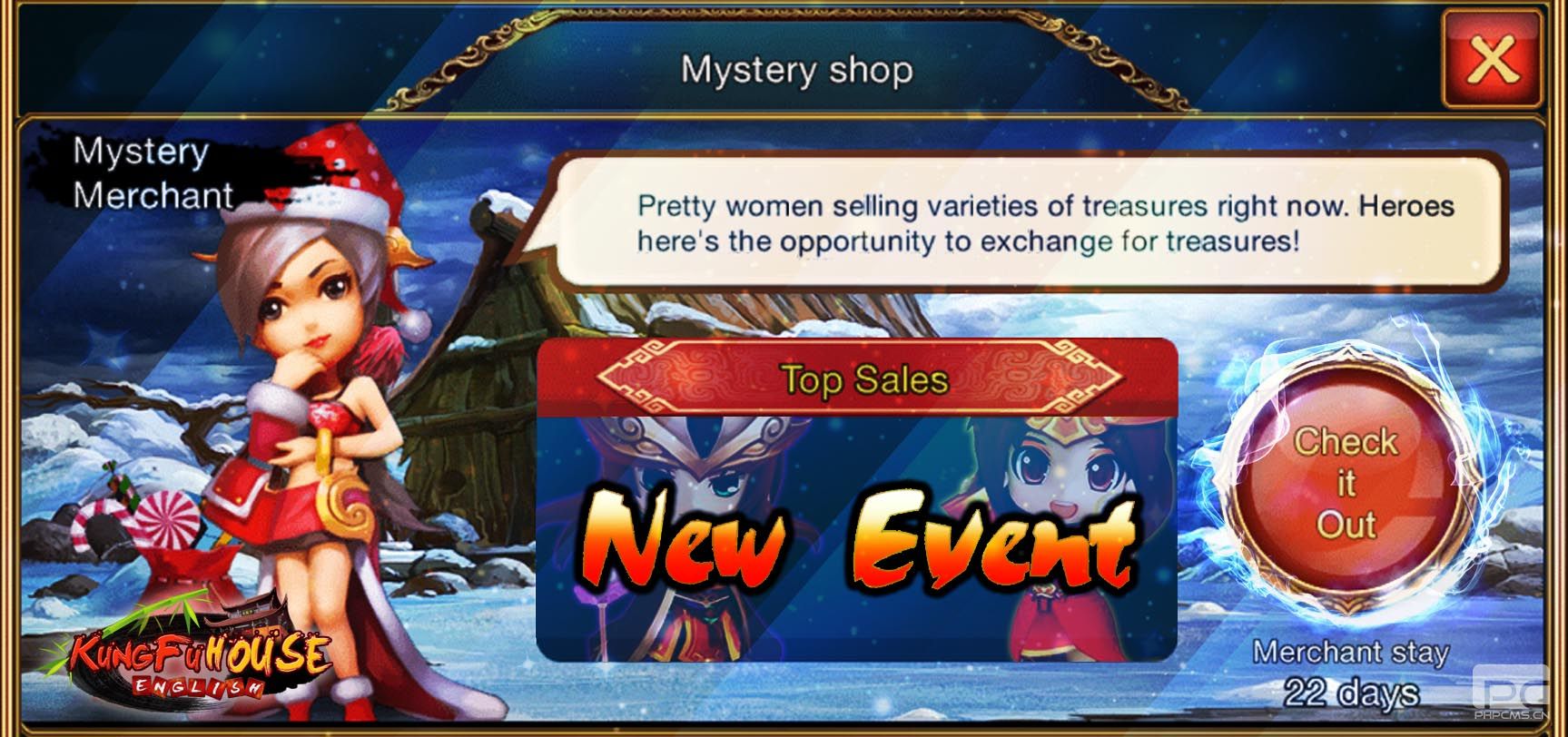 New event Mystery Shop & Weekly Event 6/8/14