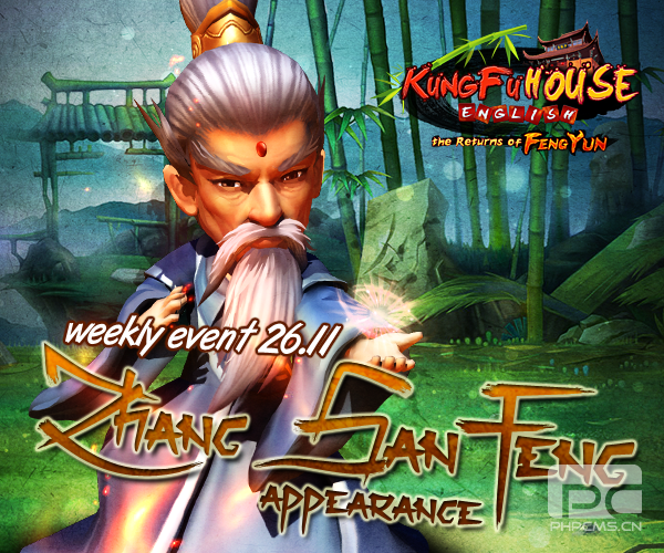 Weekly Event 26/11/2014- Zhang San Feng Appearance!
